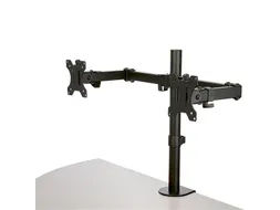 Monitorarm 2 Schermen tot 32 inch Zwart