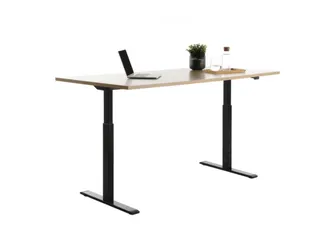 Elektrisch ihv bureau,HxBxD 700-1200x1800x800mm,blad esdoorn - 4