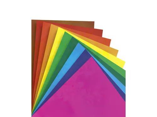 Raamfolie Folia 23x33cm 10 vel 10 kleuren