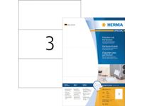 Etiket Herma 4664 210x99mm Geperforeerd Wit 300 stuks