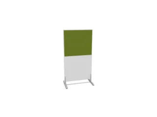 scheidingswand,HxB 1545x800mm,Bl-wit,BN7048-groen - 2
