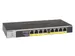 NETGEAR GS108LP, Unmanaged, Gigabit Ethernet (10/100/1000), Power over