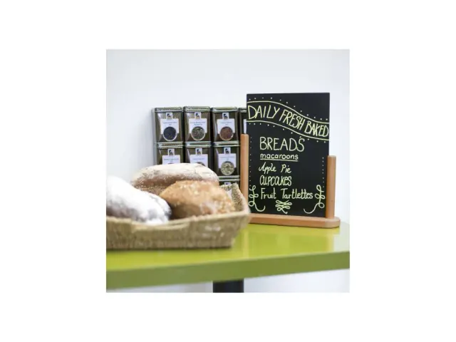 Krijtbord Securit Elegant 21x28x7cm teak hout