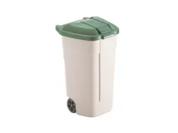Afvalbak Voor Buiten 100 Liter Groen Beige