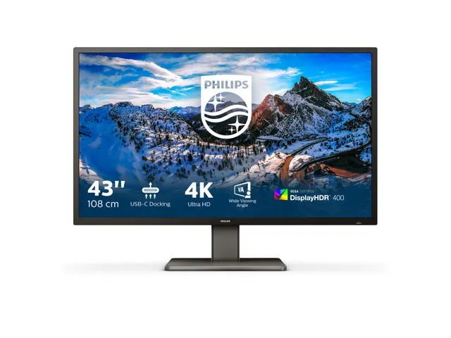 Philips P Line 4K Ultra HD LCD-scherm met MultiView Monitor 42 inch