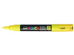 Verfstift Posca PC1MC Extra Fijne punt 0,7-1,0mm geel