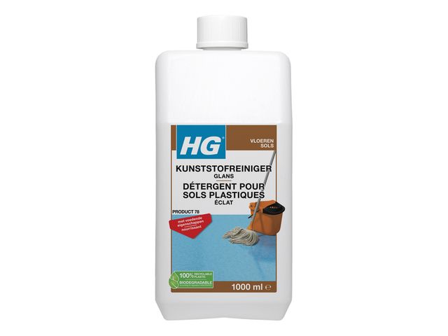 Vloerreiniger HG voor kunststof vloeren 1 liter