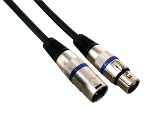 XLR-Kabel - XLR Mannelijk Naar XLR Vrouwelijk - 10m - Zwart - 1