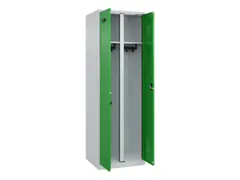 locker voor scheiding van kleding,HxBxD 1850x600x500mm,2vak