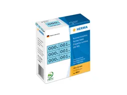 Herma 4803 Nummer Etiketten Blauw