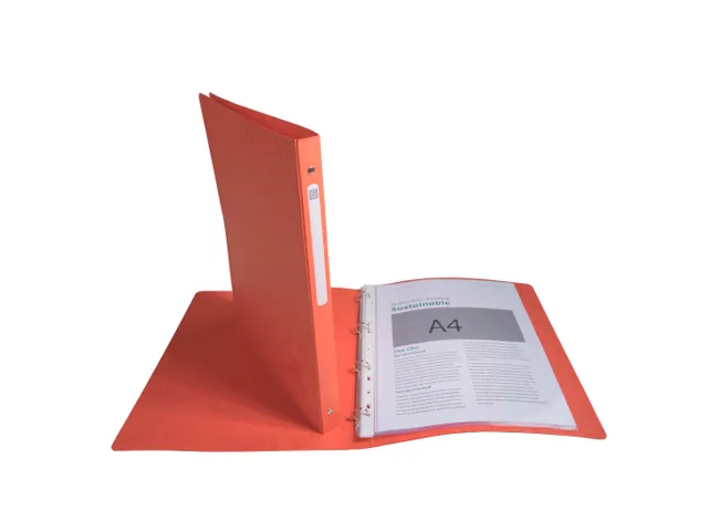 Ringmap glanskarton A4 4R 15mm ass.