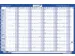 Jaarplanner 2026 Legamaster 90x60cm horizontaal gelamineerd en oprolba