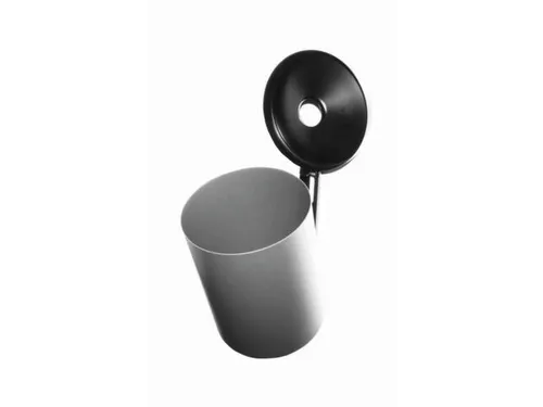 wandasbak,HxØ 250x180mm,romp staal,romp nieuw zilver