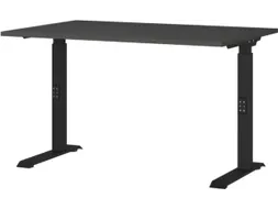 In hoogte verstelbaar bureau,HxBxD 680-910x1200x800mm,blad grafiet