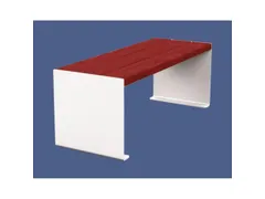 zitbank,B 1200mm,3latten,hout-zitting Mahonie,zitting H 450mm