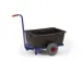 Chariot à timon,force 150kg,plateau Lxl 670x370mm,H charge 150mm