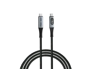 S+C Usb-C/Usb-C Kabel zwart 240W 31849 40Gbps 1.20m - 2