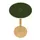 statafel,HxØ 1100x600mm,rond,schotelvoet natuur,blad groen