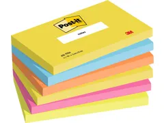 Memoblok 3M Post-it 655 76x127mm Energetic Colours