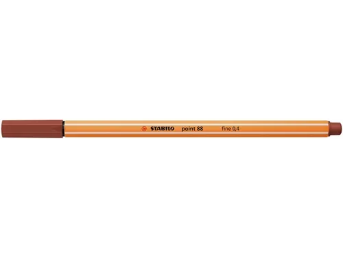 Fineliner STABILO point 88/75 fijn sienna