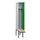 locker met bank,voor scheiding van kleding,HxBxD 2120x300x815mm,1vak