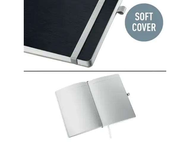 Carnet de notes Leitz Style A5 ligné 160 pages 100g noir