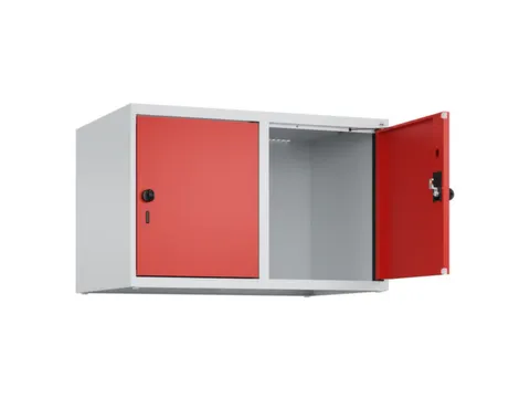 opzetkast,v. locker,2vak.,vak B 400mm,HxBxD 500x800x500mm,draaigrendel