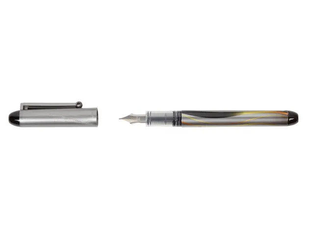 Vulpen Pilot V pen Zilver Medium punt Inktkleur Zwart