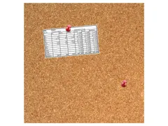 Kurkbord 35x35 cm Frameloos