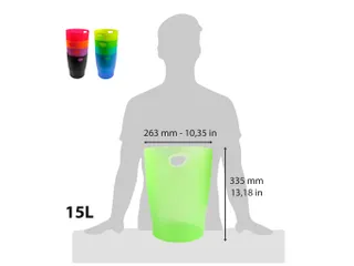 ECOBIN Papiermand 15L geass. - 2