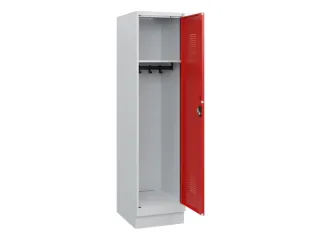 schoollocker,HxBxD 1630x400x500mm,1vak,vak B 400mm,cil.-slot,sokkel - 1