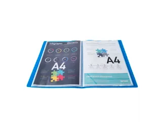 Showalbum PP 40 tas A4 lichtblauw - 3