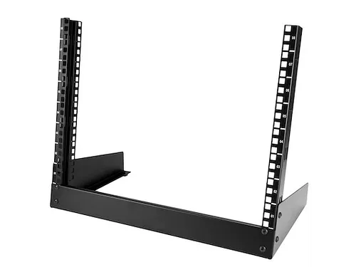 8U Desktop rack serverkast 2-stijlen Open Frame Rack