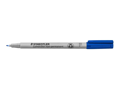 Viltstift Staedtler OHP Lumocolor 316 F Non Permanent Blauw 0.6mm