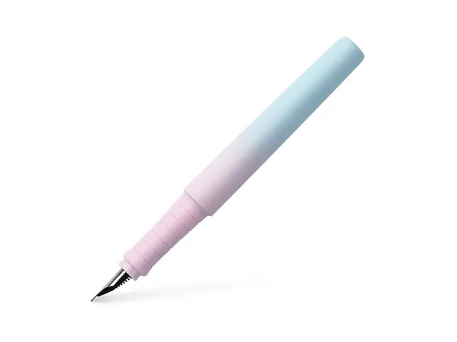 Stylo plume Faber-Castell Poly Pen M Blushing Sky