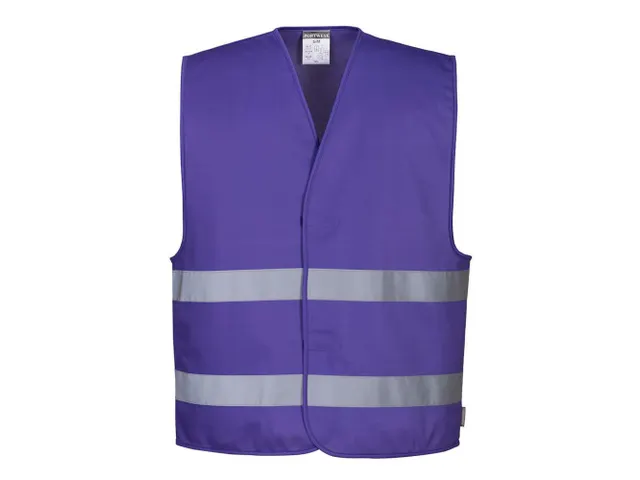 Portwest F474 verkeersvest, paars, maat S/M, per stuk