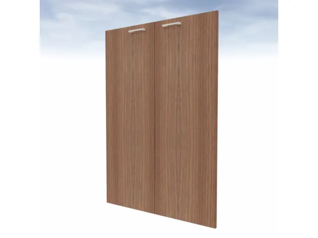 dubbele vleugeldeur,v. scheidingswand,3ordnerhoogte,HxB 1280x860mm