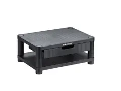 Verstelbare Monitorstandaard Zwart Met Lade