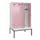 locker met bank,voor scheiding van kleding,HxBxD 2120x1200x815mm,4vak
