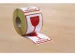 Etiket Raadhuis 74x105mm 500 stuks glas/breekbaar