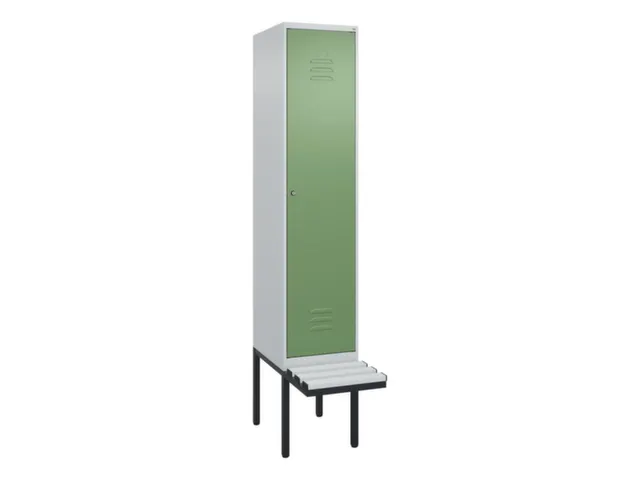 locker met bank,HxBxD 2120x400x815mm,1vak,vak B 400mm,cil.-slot