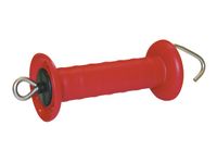 Poortgreep Premium Met Haak, Rood, Rvs