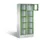 Lockerkast 1800x810x500mm 2x5 vakken Cilinderslot, Sokkel, RAL6011