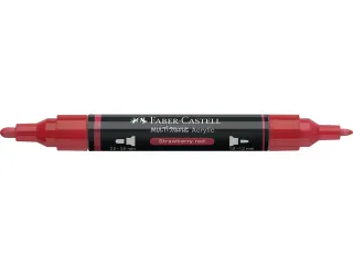 Acrylmarker Faber-Castell Multimark 219 strawberry red - 3