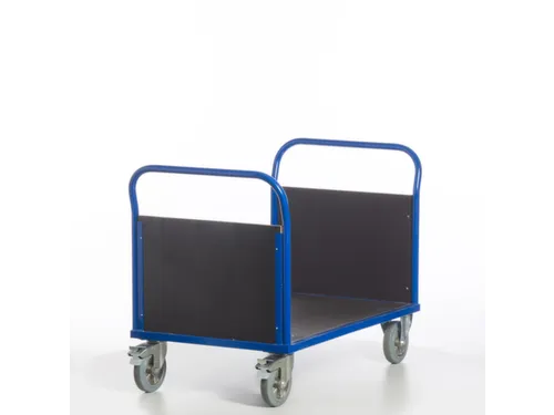 Platformwagen 1000kg Laadvlak 1200x800mm 2 Kopwanden Ral 5010