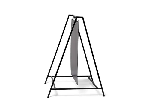 Krijtstoepbord Swing 50x70cm Zwart industrieel frame 15mm