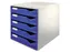Ladenblok Leitz 5280 5 laden blauw
