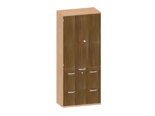 kantoorkast,HxBxD 1920x800x430mm,decor romp beuken,decor front noten