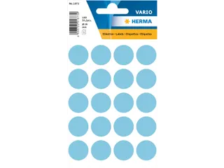 HERMA 1873 Multipurpose etiketten Rond 19mm Blauw 100 stuks - 1