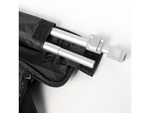 Roll-Banner Massive 85x160-220 cm 1 Voet Zilver